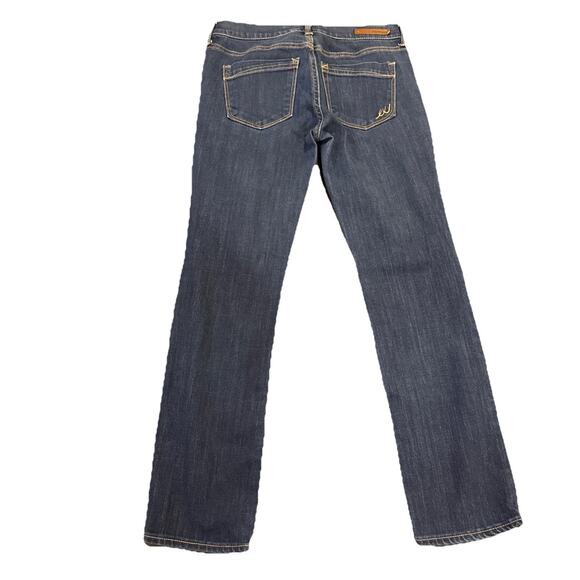 Express Jeans Women's Skinny Mid Rise Stretch Denim Blue Dark Wash Size 2S - Picture 13 of 16